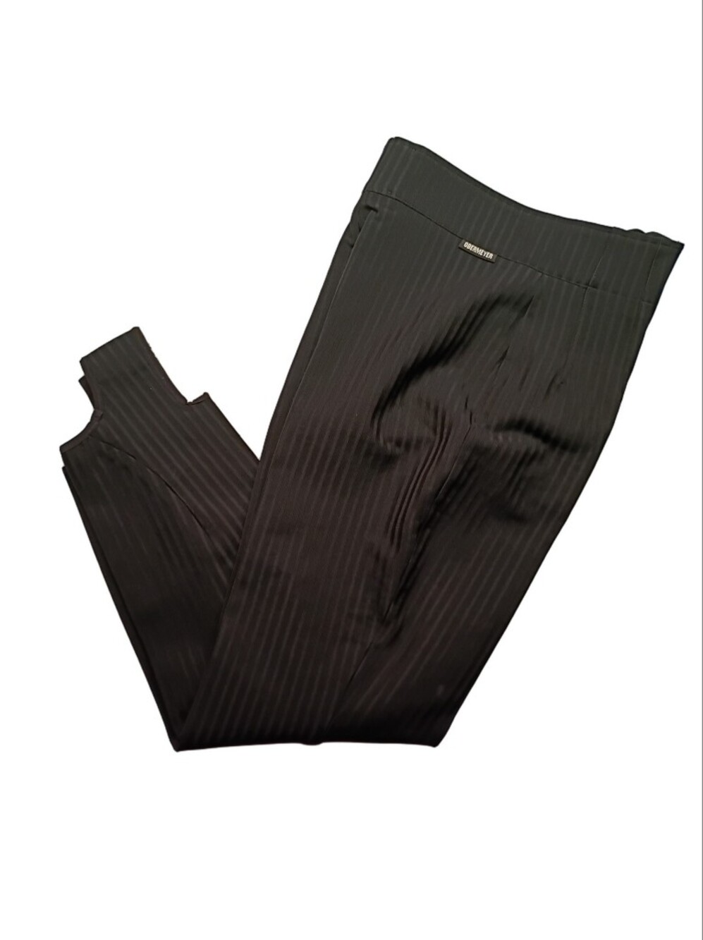 Vintage Ski Obermeyer Black Pinstripe Leggings